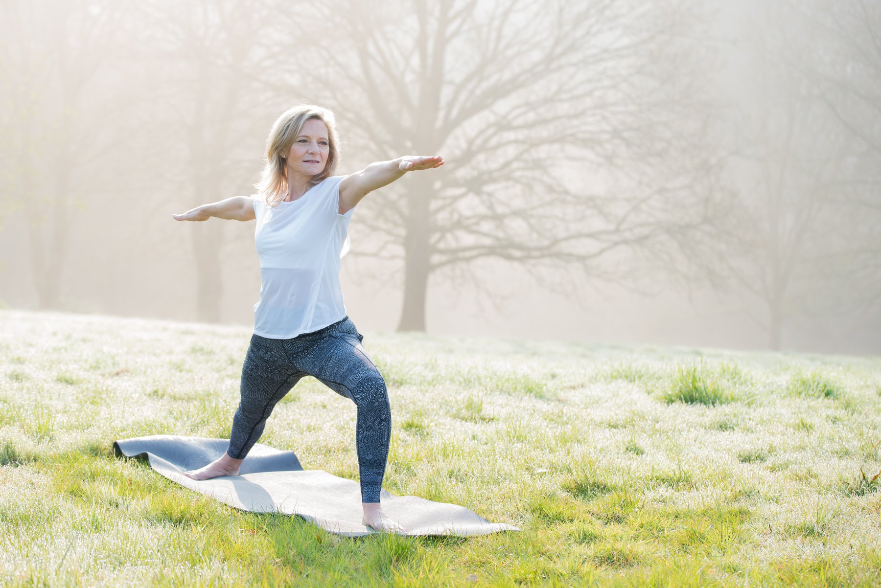 Yoga at Bedgebury Wellbeing spa and retreat in the high weald of Kent.